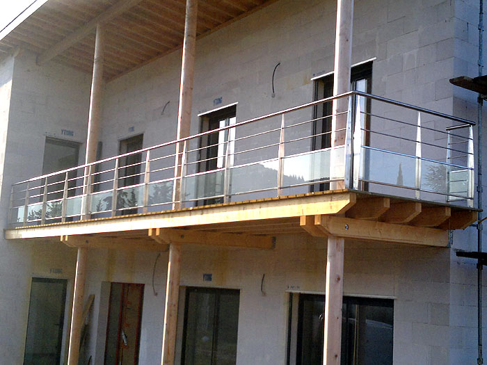 Garde-corps balcon Inox - Métallerie