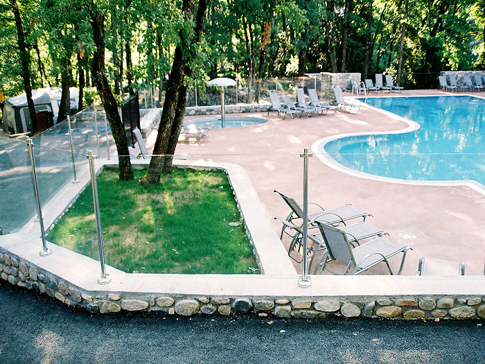 Garde-corps piscine Vitré - Métallerie